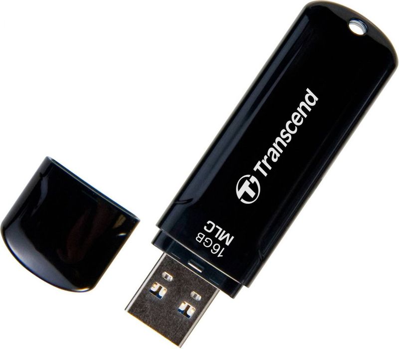 Transcend - JetFlash 750 USB-stick - Zwart - 16GB - USB 3.0
