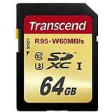 Transcend - SDXC 64GB - Geheugenkaart - Class 10 - UHS-I U3