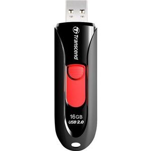 Transcend - Jetflash 590 - USB 2.0 Flash Drive - Zwart - 16GB