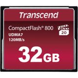 Transcend TS32GCF800 32GB | CompactFlash 800 - MLC NAND Flash chips