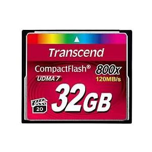 Transcend - CompactFlash 800x - Geheugenkaart - 32GB - UDMA 7