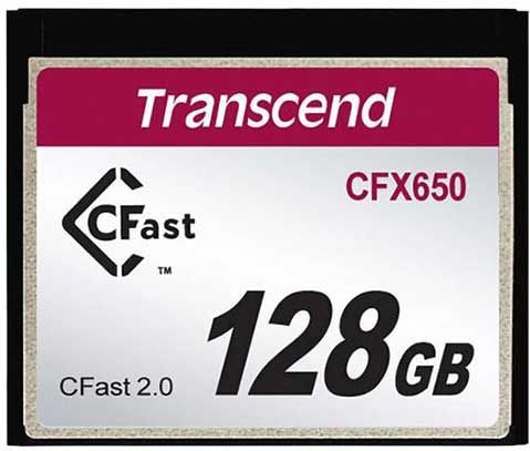 Transcend - TS128GCFX650 - Geheugenkaart - 128GB - CompactFlash Cfast 2.0
