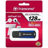 Transcend - JetFlash 810 - USB Stick - 128GB - Slank en Draagbaar Ontwerp