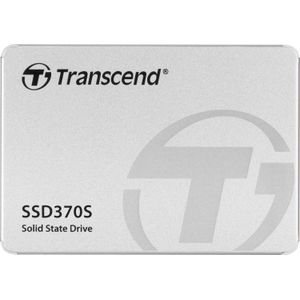 Transcend Interne harde schijf 2,5 inch SATA III, 64 GB, 6 Gb/s, robuust en snel, voor het upgraden van desktops, laptops, PS4, Xbox TS64GSSD370S, zilverkleurig