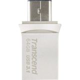 Transcend - Jetflash 890 - USB Stick - 64GB - USB 3.1 - Dubbele Connector