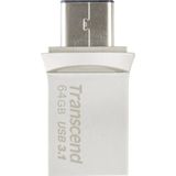Transcend - Jetflash 890 - USB Stick - 64GB - USB 3.1 - Dubbele Connector