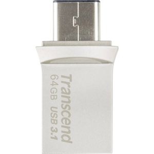 Transcend - Jetflash 890 - USB Stick - 64GB - USB 3.1 - Dubbele Connector