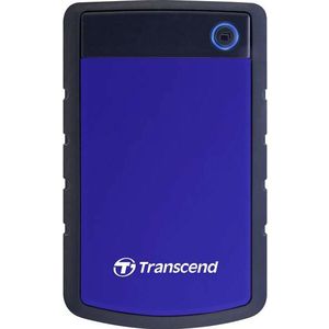 Transcend StoreJet 25H3B draagbare HDD (4 TB), Externe harde schijf, Blauw, Zwart