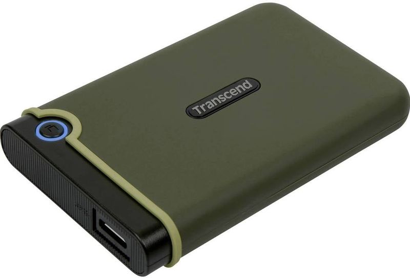 Transcend StoreJet 25M3G Externe Harde Schijf - 2TB - Legergroen