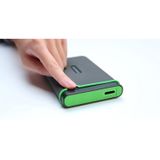 Transcend StoreJet 25M3S Externe Harde Schijf - 2 TB - USB 3.2 - Grijs