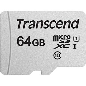 Transcend - USD300S Geheugenkaart - 64 GB - Zilver