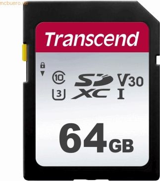 Transcend - SDXC 300S - Geheugenkaart - 64GB - Class 10 - UHS-I - U3