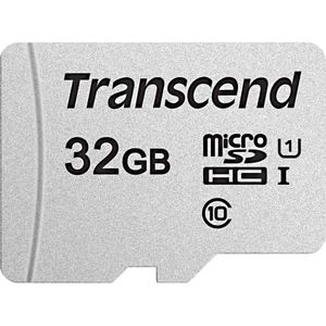 Transcend - USD300S - Geheugenkaart - Zilver - 32 GB - microSDHC - U1 - UHS-I