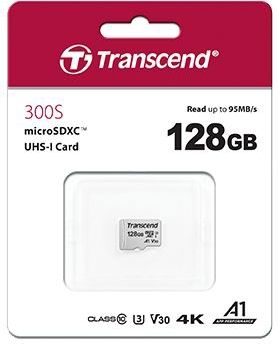 Transcend MicroSDXC 128GB - Class 10 - 95MB/s - 45MB/s