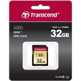 Transcend - SDHC 500S - Geheugenkaart - 32GB - Class 10 UHS-I U1 V30