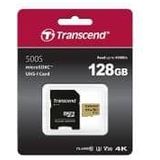 Transcend - 500S - MicroSDXC - 64GB - Class 10 - UHS-I - V30 Video Speed Class
