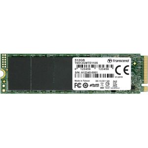 Transcend TS512GMTE110S 110S PCIe SSD, PCIe 3x4 NVME, 512GB, 3D NAND, 1500/400 MB/s, 90K IOPS
