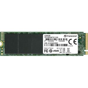 Transcend 110S NVMe/PCIe M.2 SSD 2280 harde schijf 128 GB M.2 NVMe PCIe 3.0 x4