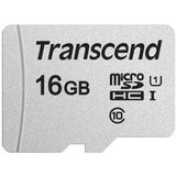 Transcend - 300S - Geheugenkaart - Zilver - 16 GB - U3 - UHS-I
