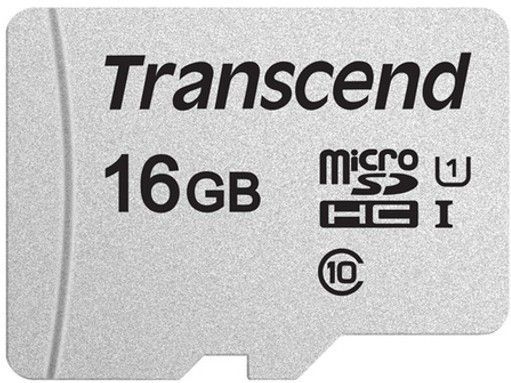 Transcend - 300S - Geheugenkaart - Zilver - 16 GB - U3 - UHS-I