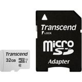 Transcend GB 32 micro SD Class 10 U1 300S geheugenkaart, incl. SD adapter