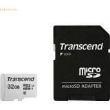 Transcend Premium 300S microSDHC-kaart 32 GB Class 10, UHS-I, UHS-Class 1 Incl. SD-adapter