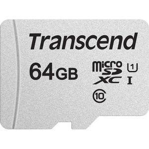 Transcend - microSDXC 300S - Geheugenkaart - 64GB - Inclusief SD-adapter