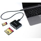 Transcend Externe geheugenkaartlezer USB-C USB 3.1 (Gen 1) Zwart