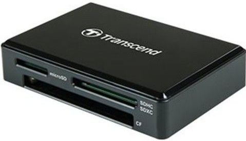 Transcend Externe Geheugenkaartlezer USB-C USB 3.1 Zwart