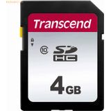 Transcend TS4GSDC300S 4GB | SDHC, C10, geheugenkaart - 20/10 MB/s