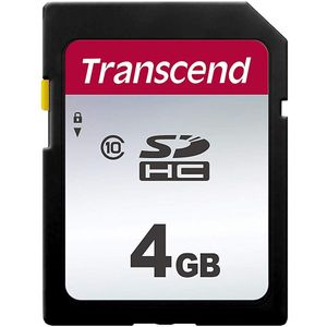 Transcend 300S - Flashgeheugenkaart - 4 GB - Class 10 - SDHC