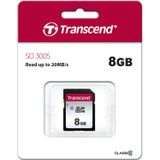 Transcend TS8GSDC300S 300s SDHC, 8 GB, UHS-I U1/ U3, Class10, V30, 95/55 MB/s (max)