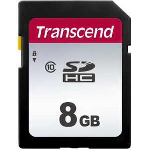 Transcend 300S Flashgeheugenkaart 8 GB Class 10 SDHC