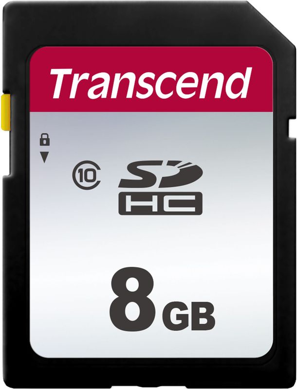 Transcend 300S Flashgeheugenkaart 8 GB Class 10 SDHC