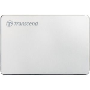 Transcend StoreJet C3S (2 TB), Externe harde schijf, Zilver