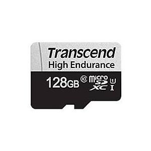 Transcend High Endurance 350V microSDXC-kaart Class 10, UHS-I Incl. SD-adapter