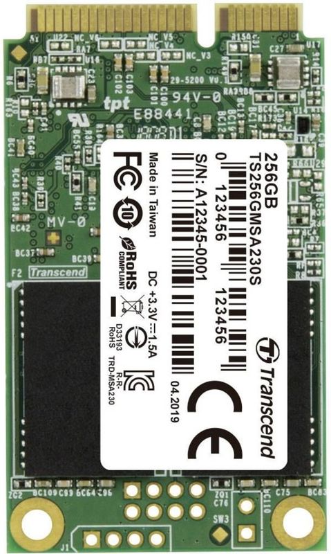 Transcend MSA230S SSD 256 GB - mSATA