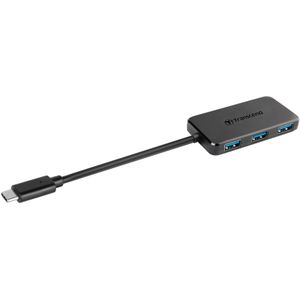 Transcend USB 3.1 Gen1 4-poorts hub, type C, TS-HUB2C interfacekaart/adapter