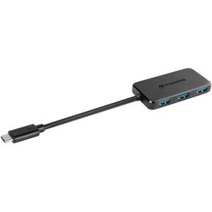 Transcend HUB2C USB Hub - 4 Poorten - USB 3.1 Gen 1 - Zwart