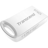 Transcend JetFlash® 710S USB-stick 128 GB Zilver TS128GJF710S USB 3.2 Gen 1 (USB 3.0)
