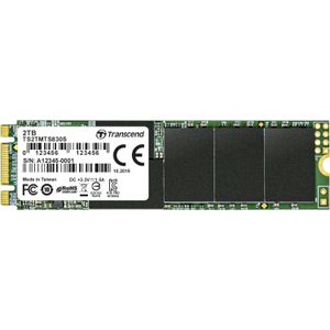 Transcend 830S 2 TB SATA M.2 SSD 2280 harde schijf M.2 SATA 6 Gb/s Retail TS2TMTS830S