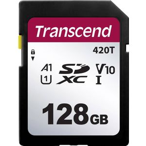 Transcend - TS128GSDC420T - SD-kaart - 128 GB - V30 Video Speed Class