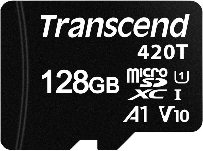 Transcend TS128GUSD420T - microSD-kaart - 128 GB - Class 10 UHS-I