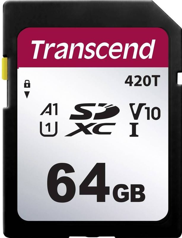 Transcend SD-kaart Industrial 64 GB v30 Video Speed Class
