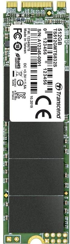 Transcend - TS512GMTS832S - M.2 SSD - 512 GB - 2280 Formaat