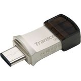Transcend JetFlash 890 USB-stick 128 GB Zilver USB 3.2 Gen 2 USB-C