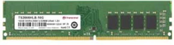 Transcend - JetRam Geheugenmodule - Groen - 16 GB - DDR4 2666 MHz