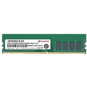 Transcend JetRAM Werkgeheugenmodule voor PC DDR4 8 GB 1 x 8 GB Non-ECC 2666 MHz 288-pins DIMM CL19 JM2666HLG-8G