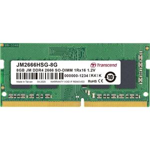 Transcend - JetRAM - DDR4 RAM - 8GB - 2666 MHz - SO-DIMM