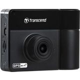 Transcend DrivePro 550B Dashcam met GPS Kijkhoek horizontaal (max.): 150 ° 12 V, 24 V WiFi, Accu, Cabinecamera